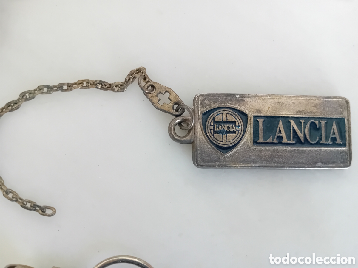 Coleccionismo de llaveros: llavero met&aacute;lico vintage Lancia