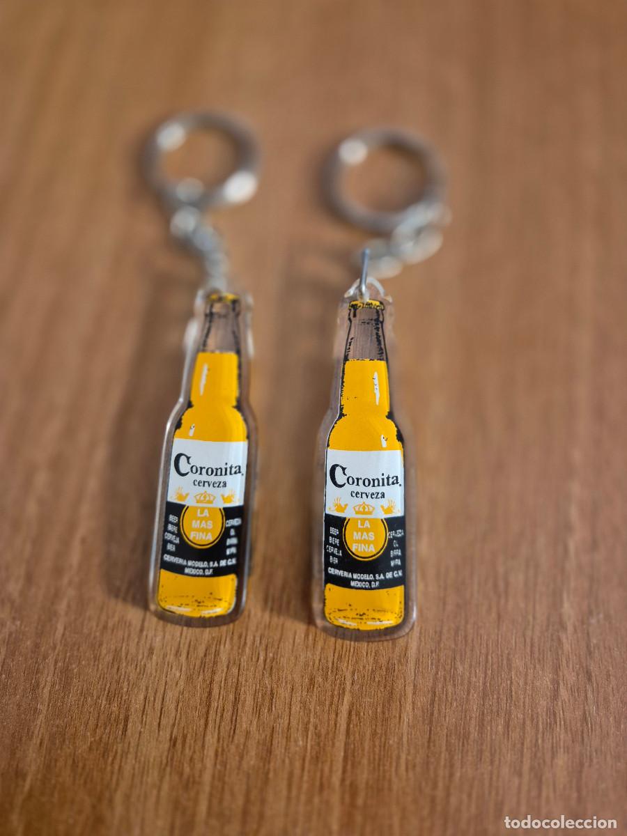 Coleccionismo de llaveros: LOTE 2 LLAVEROS CERVEZA CORONITA.