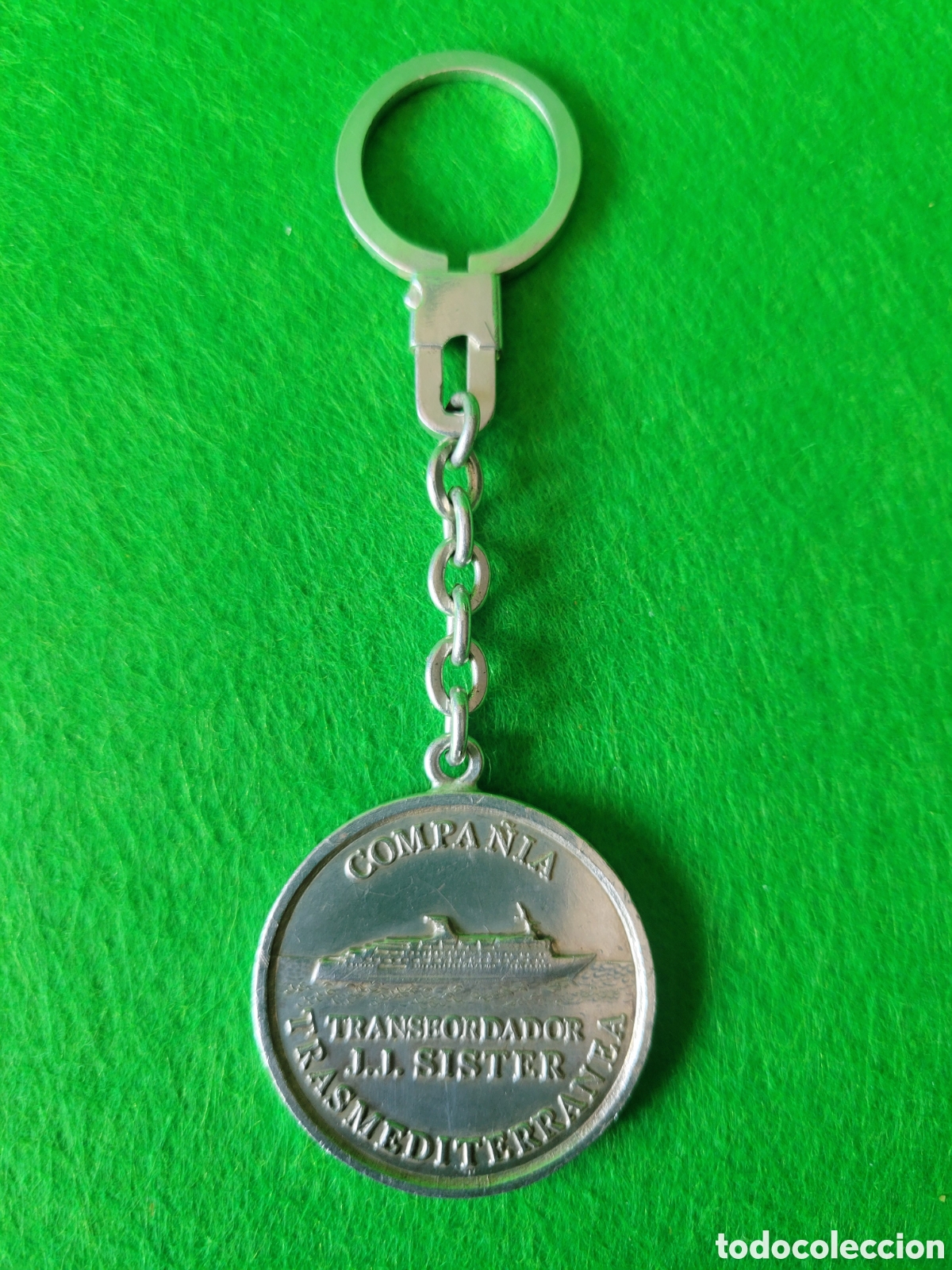 Coleccionismo de llaveros: LLAVERO CONMEMORACI&Oacute;N BOTADURA TRASBORDADOR J.J.SISTER 1974