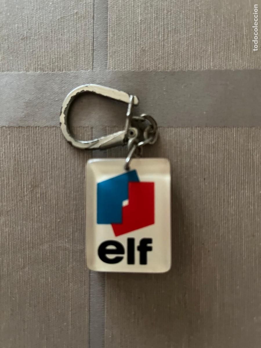 Coleccionismo de llaveros: llavero ELF aceite para coches