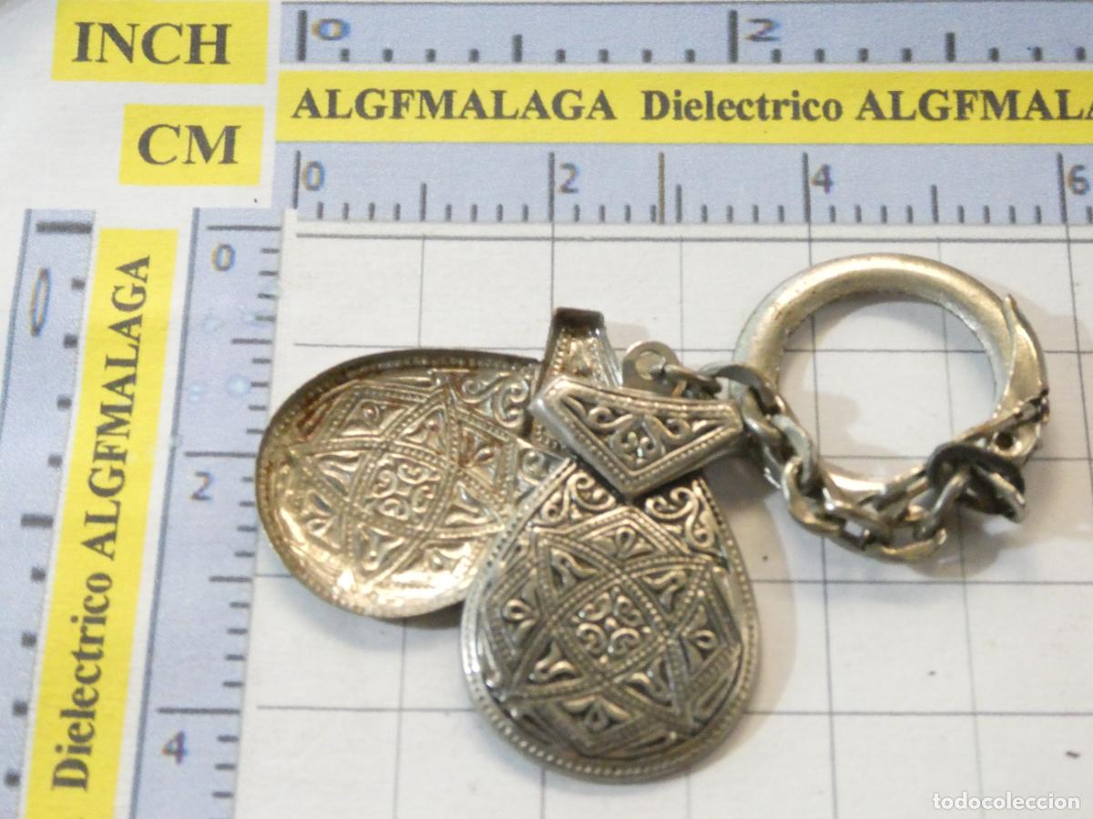 Coleccionismo de llaveros: LLAVERO DE MINIATURAS FIGURITAS. CASTA&Ntilde;UELAS DE METAL TALLADAS