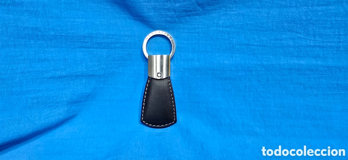 Coleccionismo de llaveros: LLAVERO MONTBLANC EN PIEL Y METAL