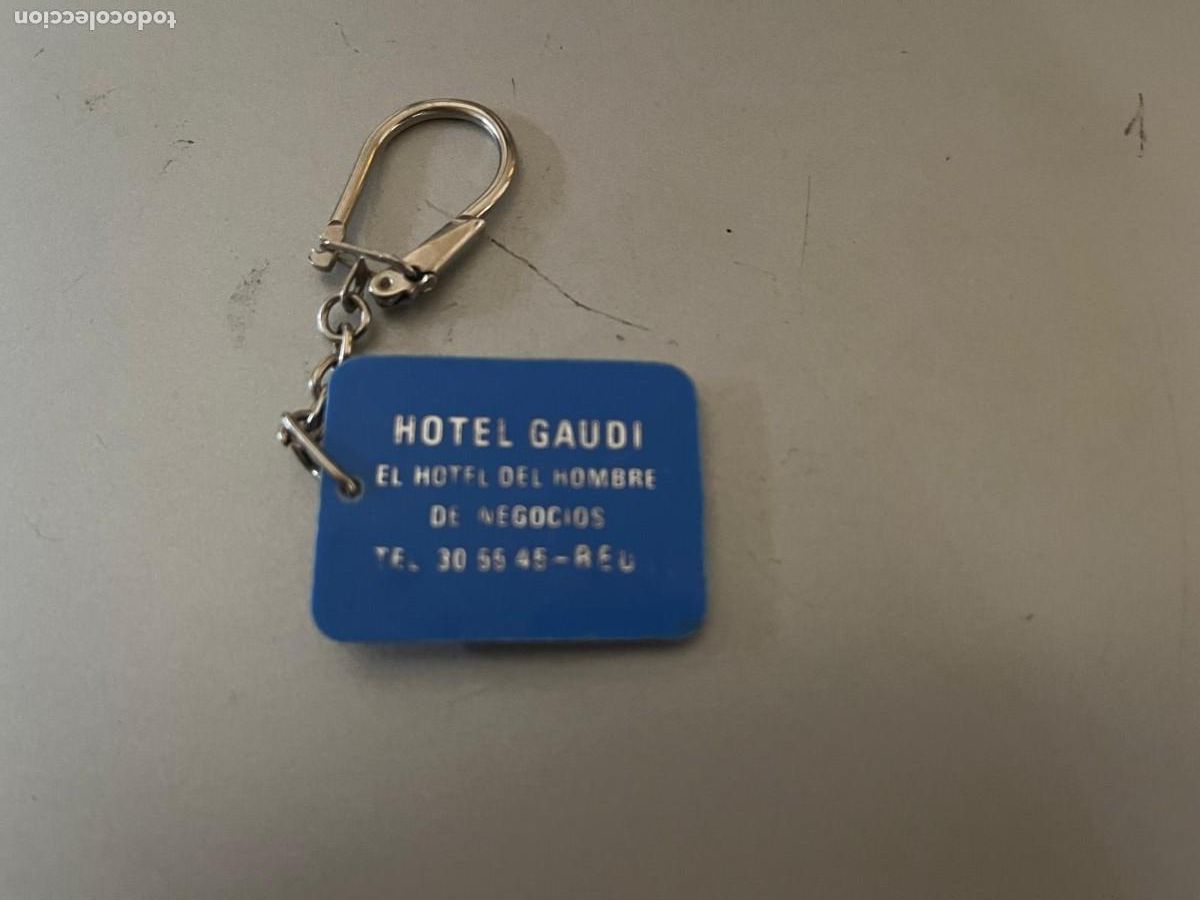 Coleccionismo de llaveros: llavero hotel Gaudi Reus Tarragona