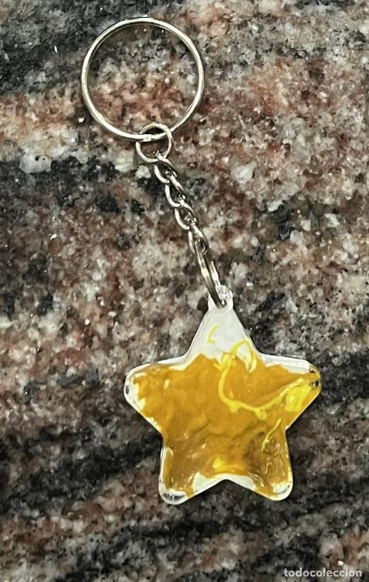 Coleccionismo de llaveros: Llavero Artesanal 3cm Estrella