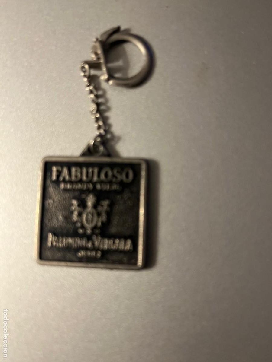 Coleccionismo de llaveros: llavera fabuloso brandy viejo Palomino y Vergara Jerez C&aacute;diz