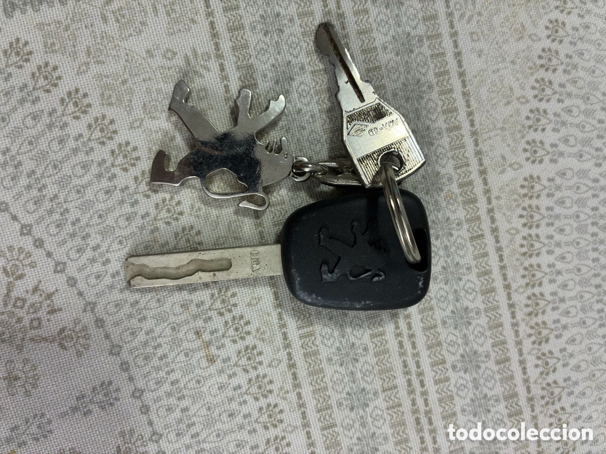 Coleccionismo de llaveros: Llavero peugeot, s&iacute;mbolo de esta marca, el LE&Oacute;N