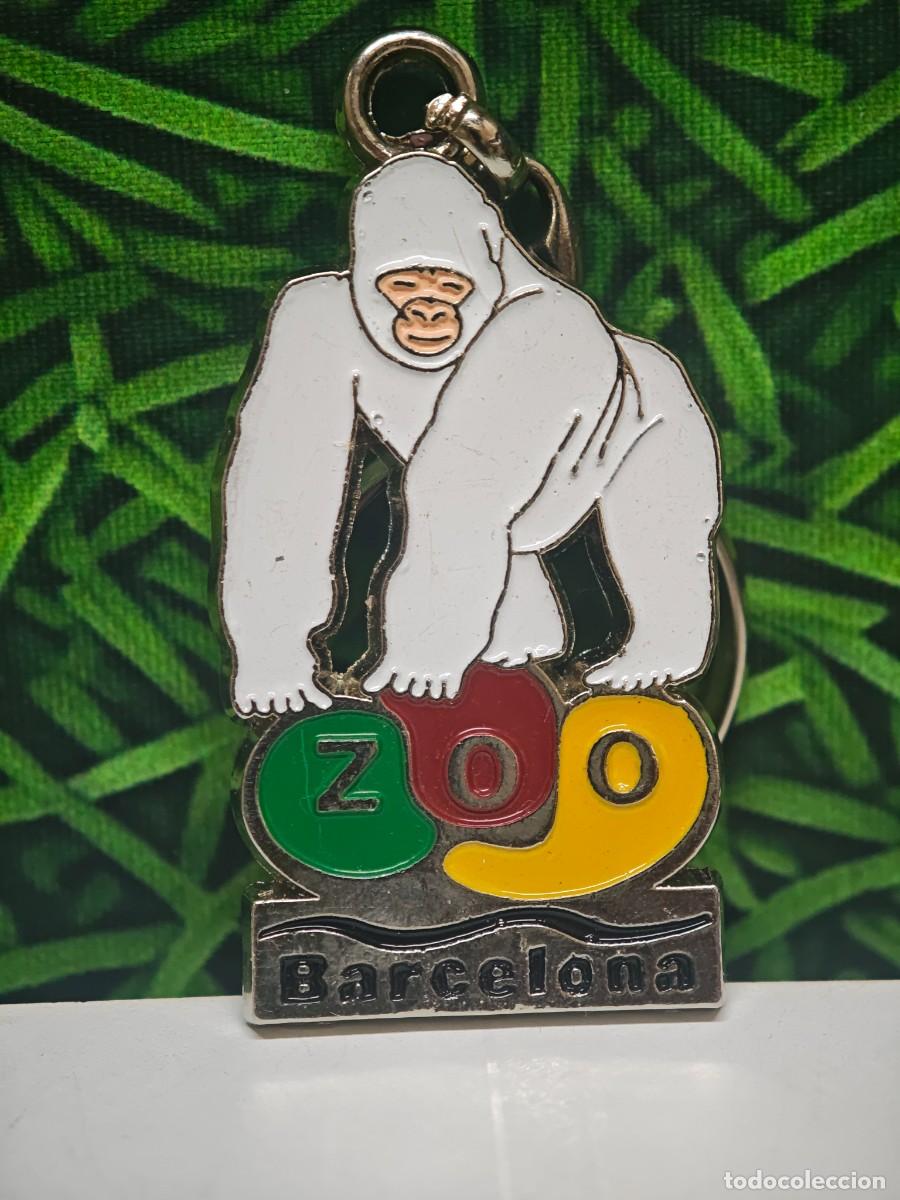 Coleccionismo de llaveros: LLAVERO COPITO DE NIEVE ZOO DE BARCELONA EN METAL