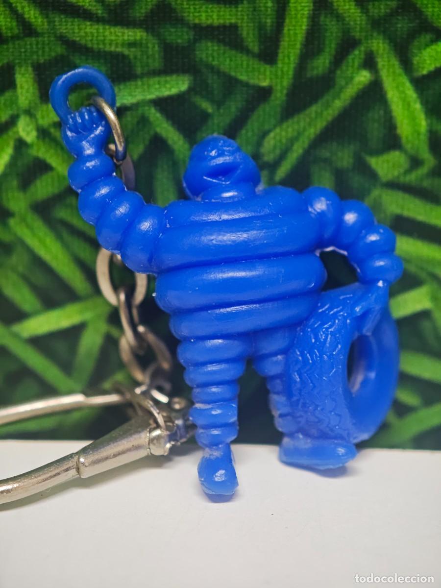 Coleccionismo de llaveros: LLAVERO MICHELIN MU&Ntilde;ECO AZUL DE PLASTICO