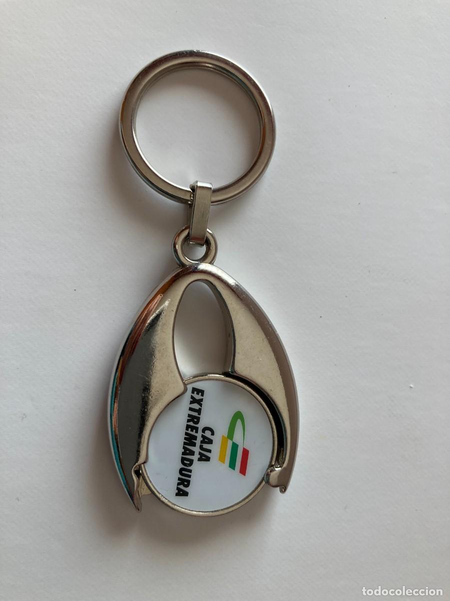 Coleccionismo de llaveros: LLAVERO MONEDA CARRO DE COMPRA CAJA EXTREMADURA #173