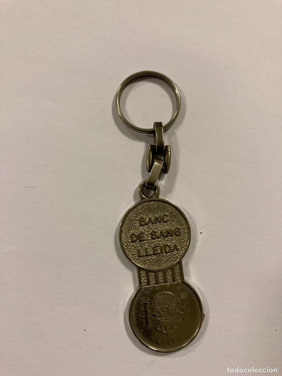 Coleccionismo de llaveros: LLAVERO MONEDA CARRO DE COMPRA - BANCO LLEIDA #175