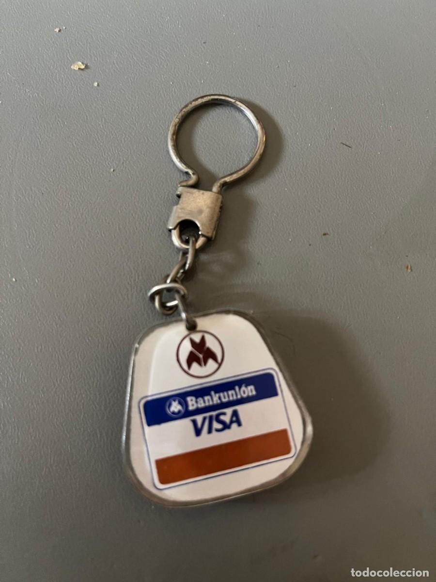 Coleccionismo de llaveros: LLAVERO BANKUNI&Oacute;N VISA