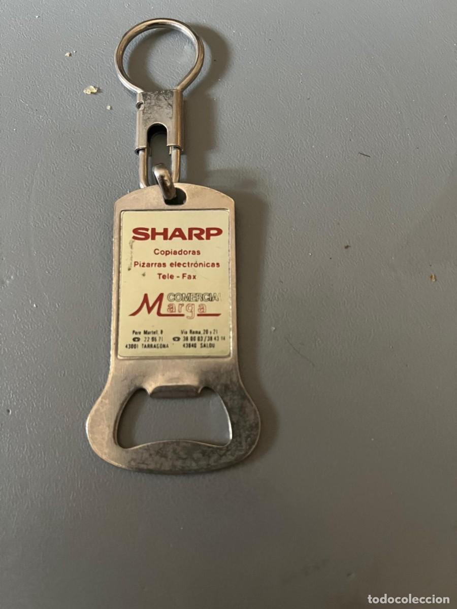 Coleccionismo de llaveros: LLAVERO ABRIDOR SHARP COMERCIAL MARGA SALOU Y TARRAGONA