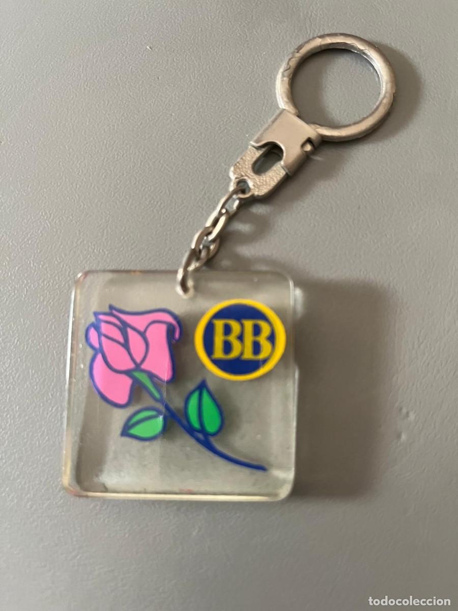 Coleccionismo de llaveros: LLAVERO BANCO DE BILBAO CON UNA ROSA