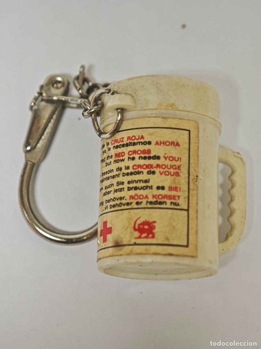 Coleccionismo de llaveros: LLAVERO ANTIGUO PROMOCIONAL HUCHA CRUZ ROJA