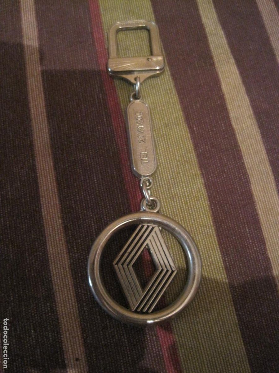 Coleccionismo de llaveros: LLAVERO RENAULT AUTOMOVIL EN PLACA PONE INDUSTRIAS MAROTO Y UN N&Uacute;MERO DE TEL&Eacute;FONO