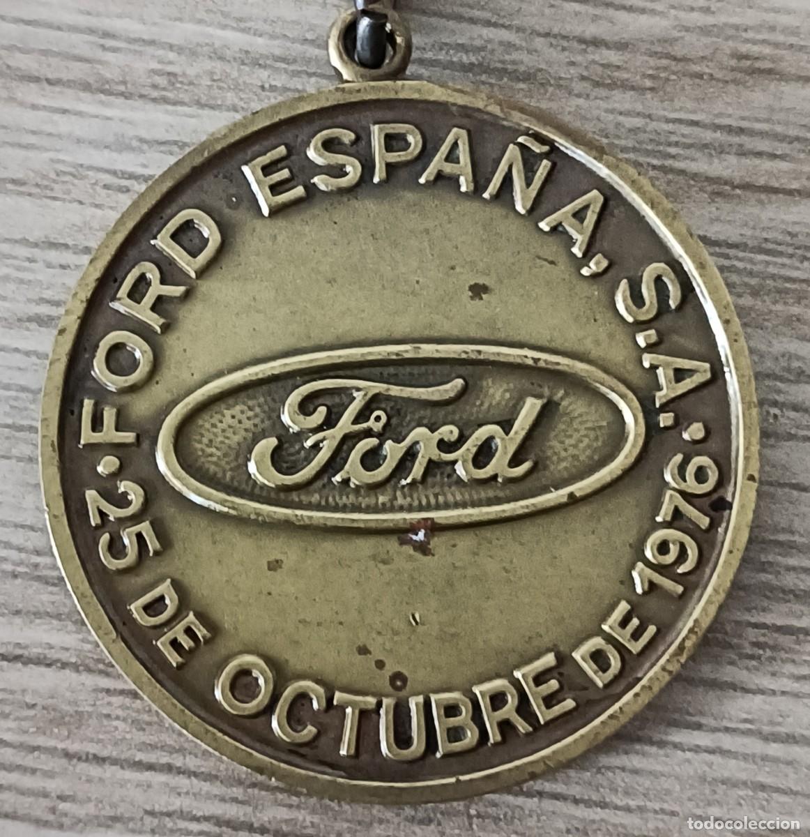 Coleccionismo de llaveros: Llavero FORD, Inauguraci&oacute;n Planta de Valencia, 25 de Octubre de 1976