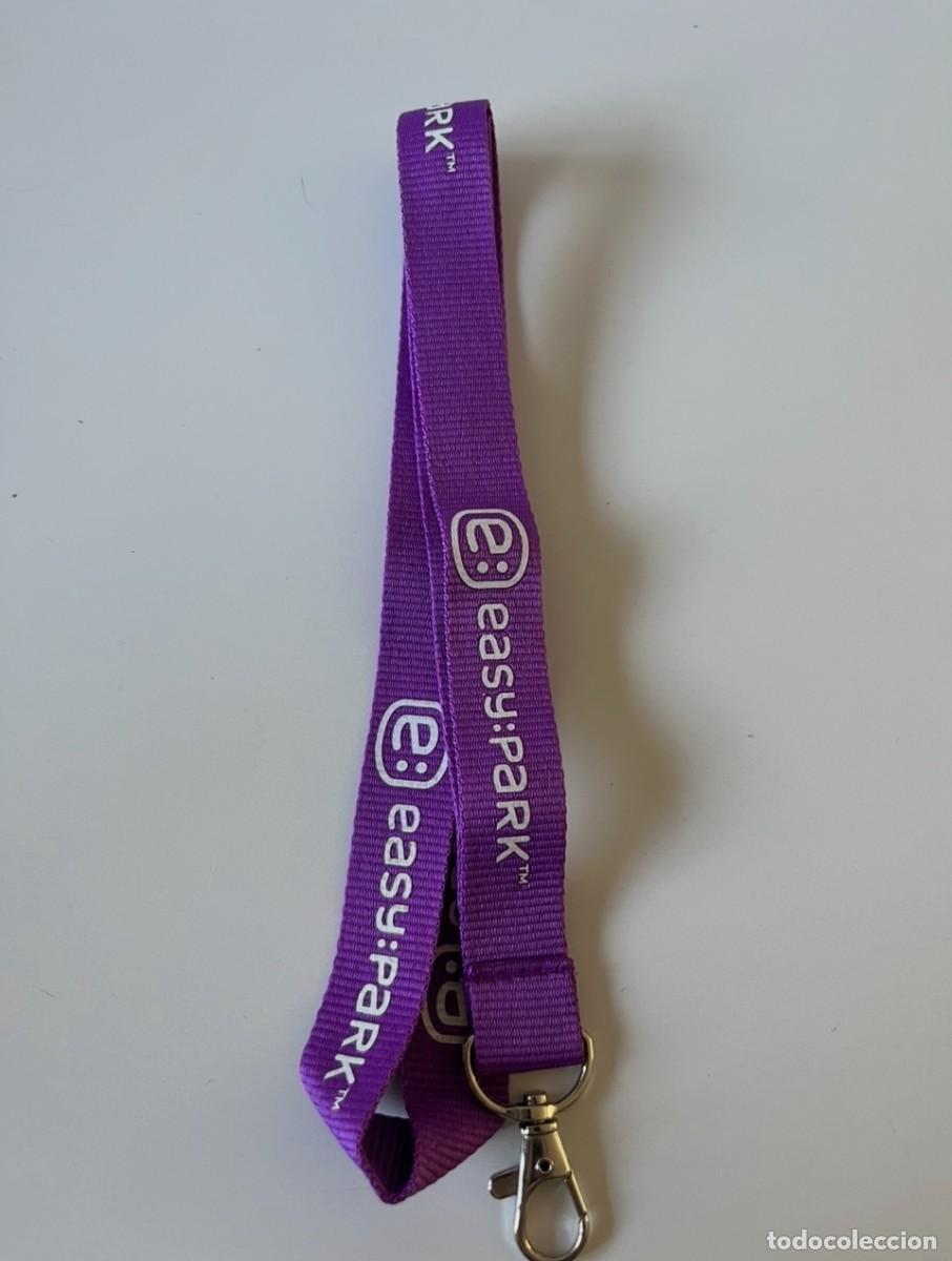 Coleccionismo de llaveros: LANYARD EASY PARK MORADO