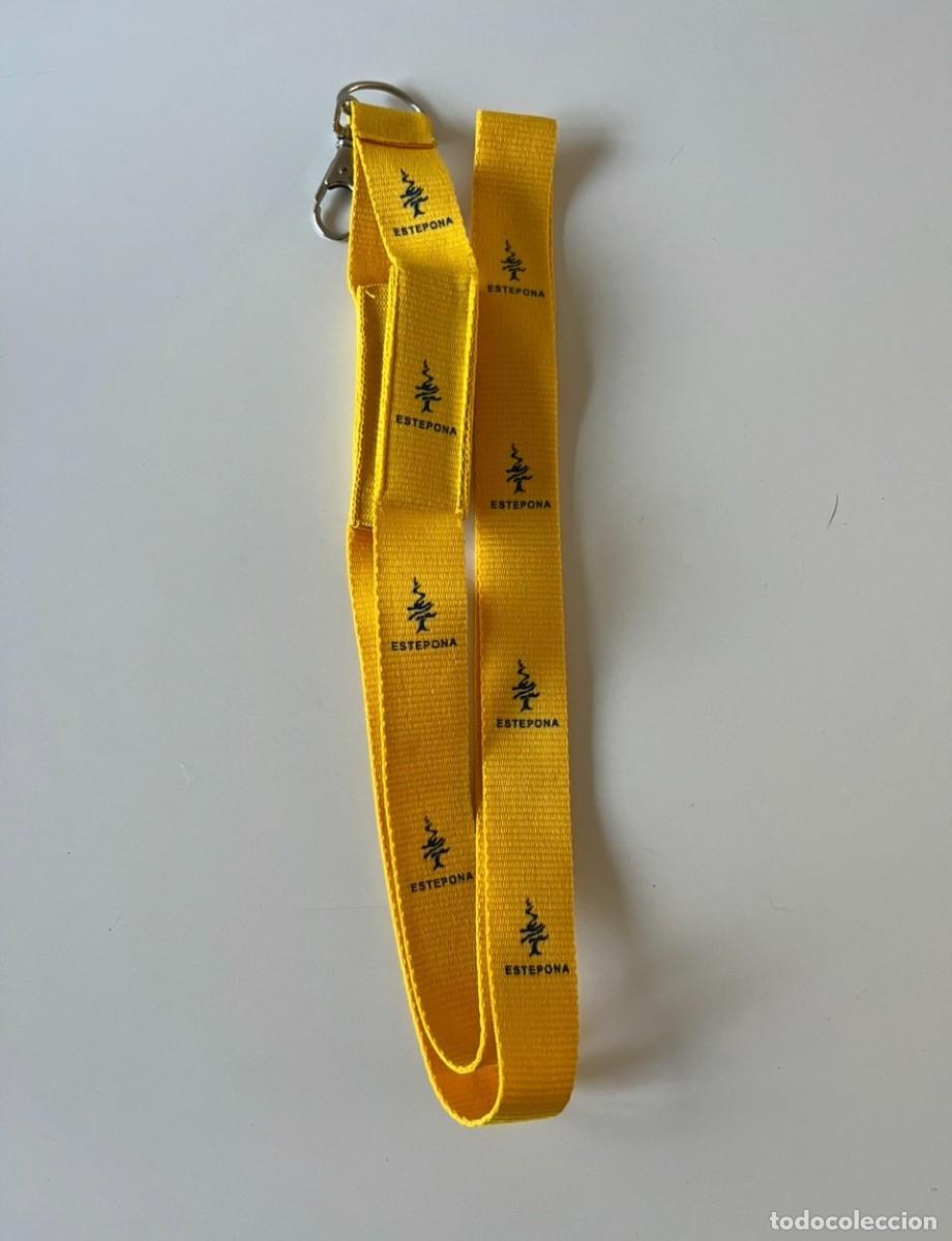 Coleccionismo de llaveros: LANYARD ESTEPONIA AMARILLO
