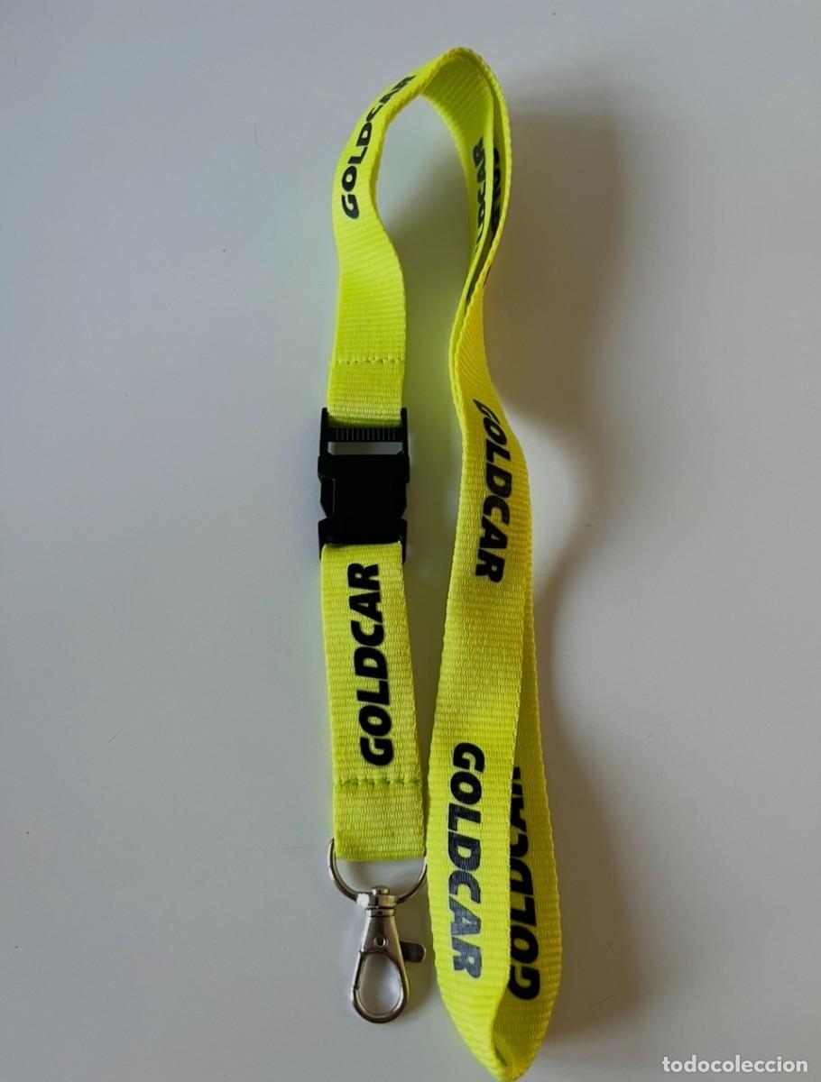 Coleccionismo de llaveros: LANYARD GOLDCAR AMARILLO