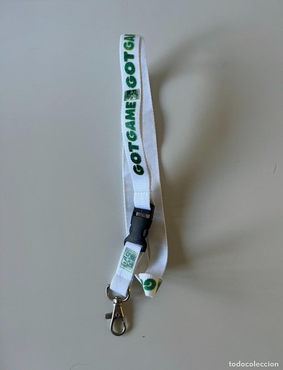 Coleccionismo de llaveros: LANYARD GOTGAME BLANCO