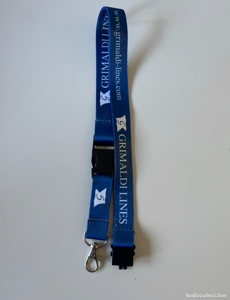 Coleccionismo de llaveros: LANYARD GRIMALDI AZUL