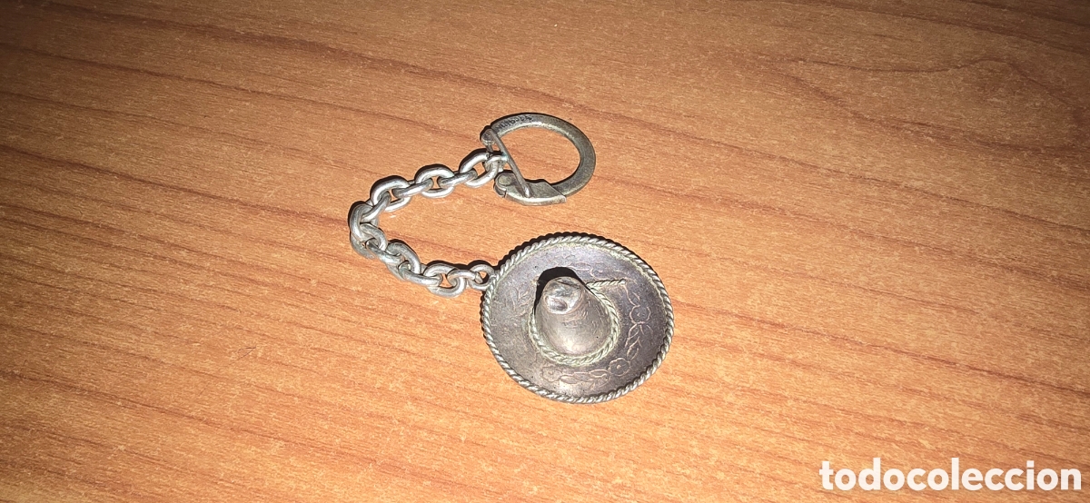 Coleccionismo de llaveros: LLAVERO EN PLATA 925 SOMBRERO MEXICANO