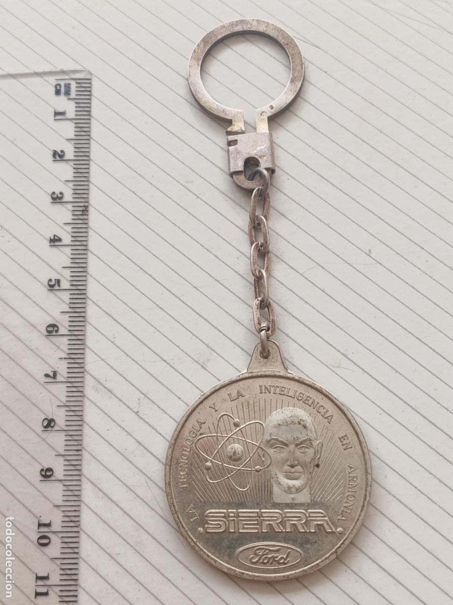 Coleccionismo de llaveros: Llavero &iacute;ntegro de plata 925. FORD SIERRA- 28,5 gramos