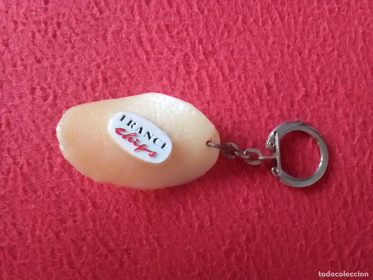 Coleccionismo de llaveros: ANTIGUO LLAVERO KEYRING PORTE-CL&Eacute;S KEYCHAIN FRANCE CHIPS..APERITIVOS PATATAS FRITAS O SIMIL, FRANCIA