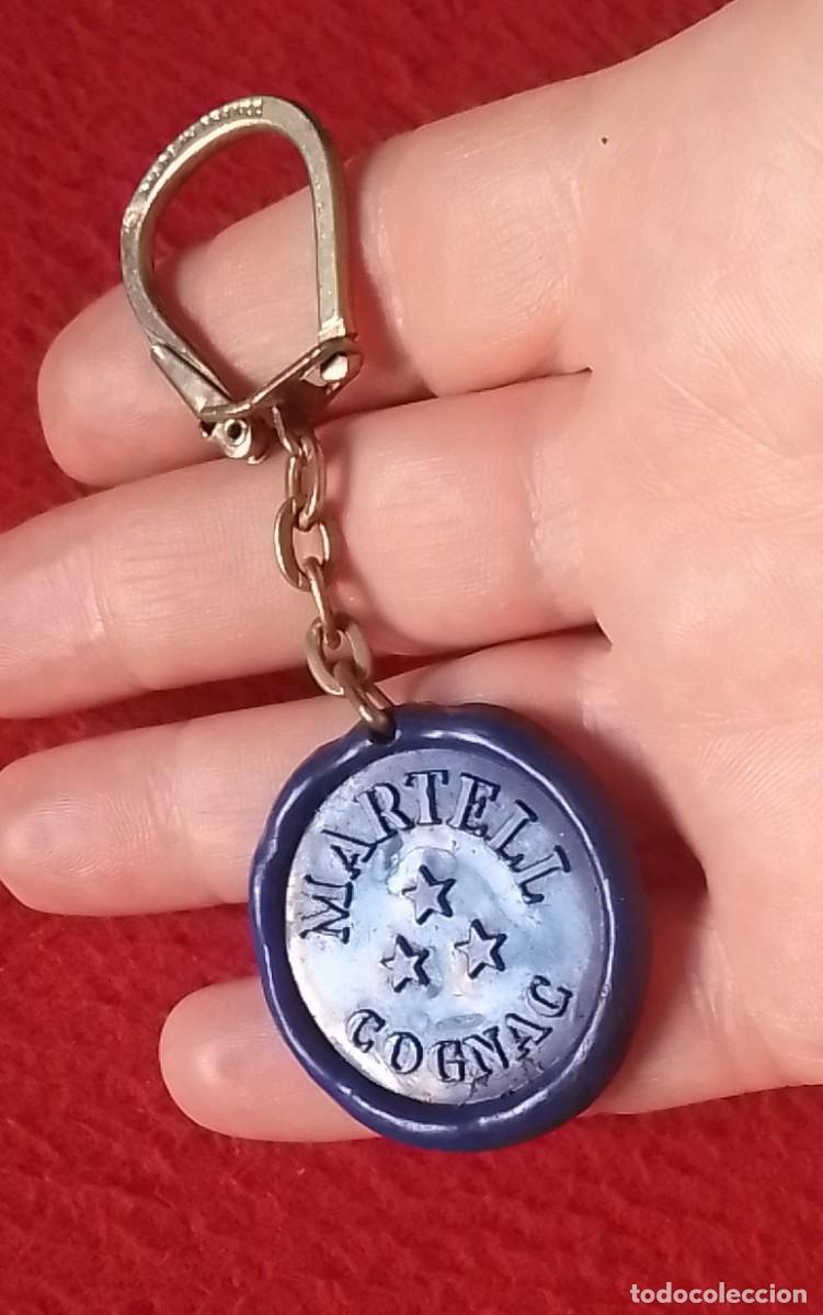 Coleccionismo de llaveros: ANTIGUO LLAVERO KEYRING PORTE-CL&Eacute;S COGNAC CO&Ntilde;AC MARTELL BEBIDA ALCOHOLICA ALCOHOL PUBLICIDAD FRANCIA