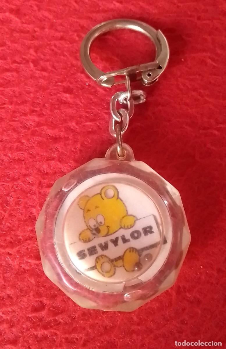 Collectionnisme de portes-cl&eacute;s: ANTIGUO LLAVERO KEYRING PORTE-CL&Eacute;S SEVYLOR OBJETS GONFLABLES FRANCIA ? OSO OSITO, CON JUEGO DE BOLAS