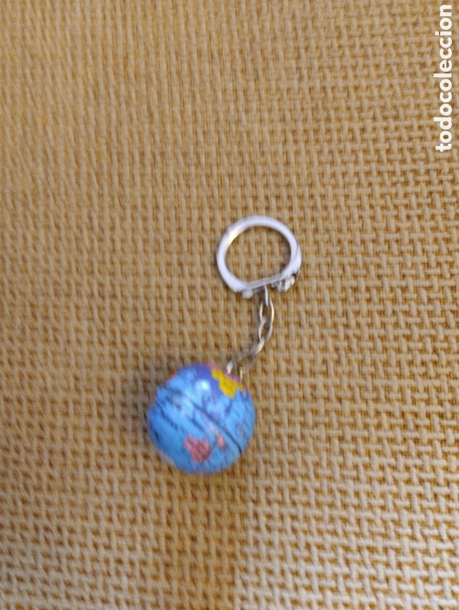 Coleccionismo de llaveros: Llavero antiguo Bola del mundo