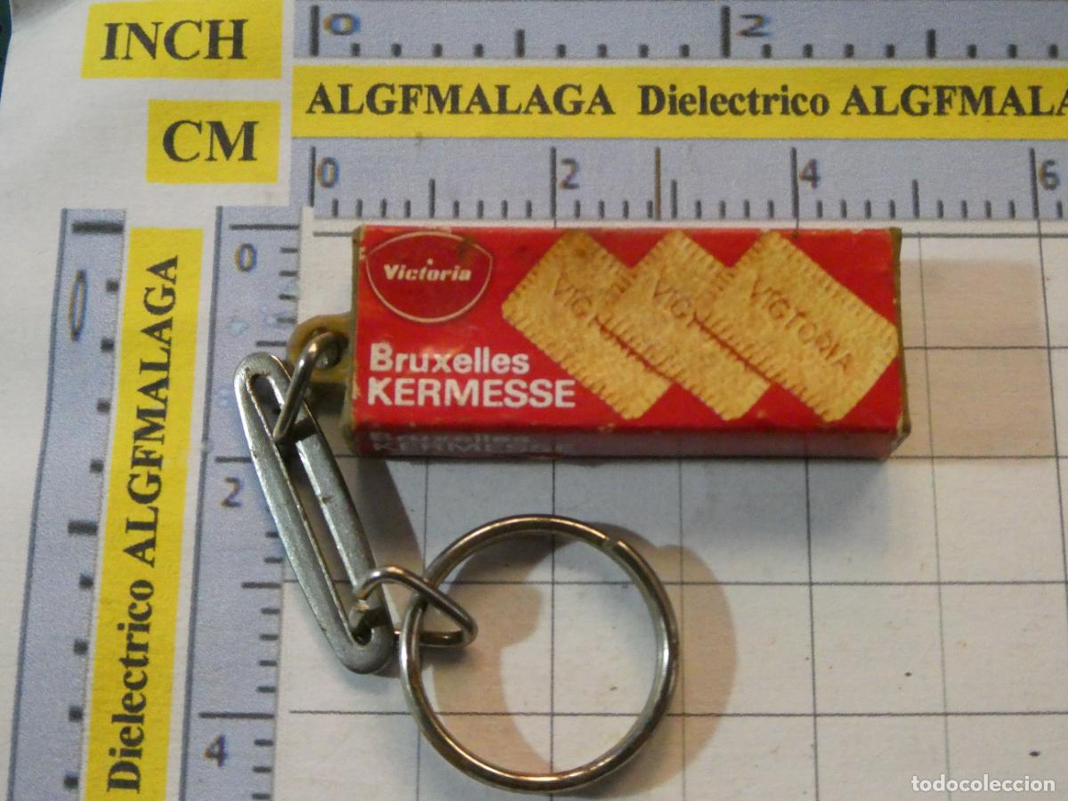 Coleccionismo de llaveros: LLAVERO DE FIGURITAS MINIATURAS. PAQUETE GALLETAS KERMESSE BRUSELAS