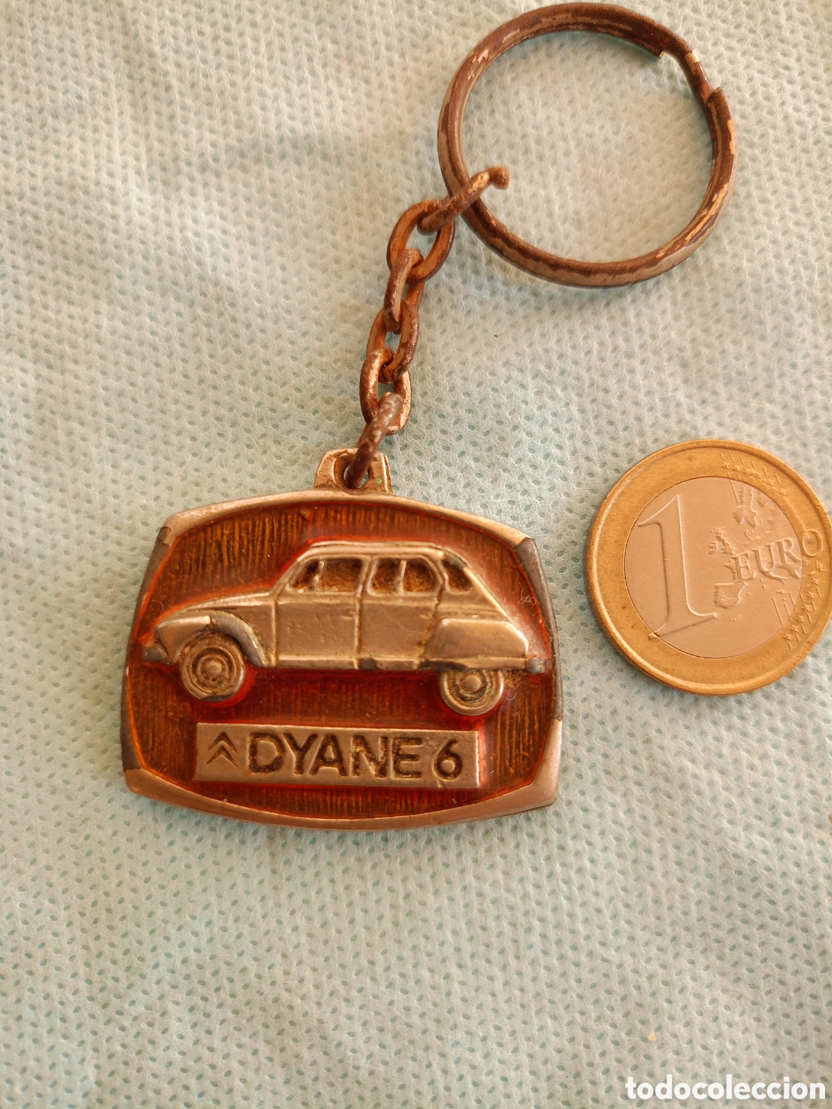 Coleccionismo de llaveros: ANRIGUO LLAVERO DYANE 6 CITRO&Euml;N MURCIA