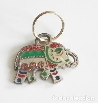Coleccionismo de llaveros: LLAVERO ELEFANTE - DE METAL - ANIMAL - FAUNA