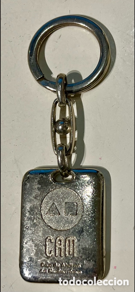 Coleccionismo de llaveros: Llavero. Caja de Ahorros del Mediterraneo. Metal. A&ntilde;os 80.