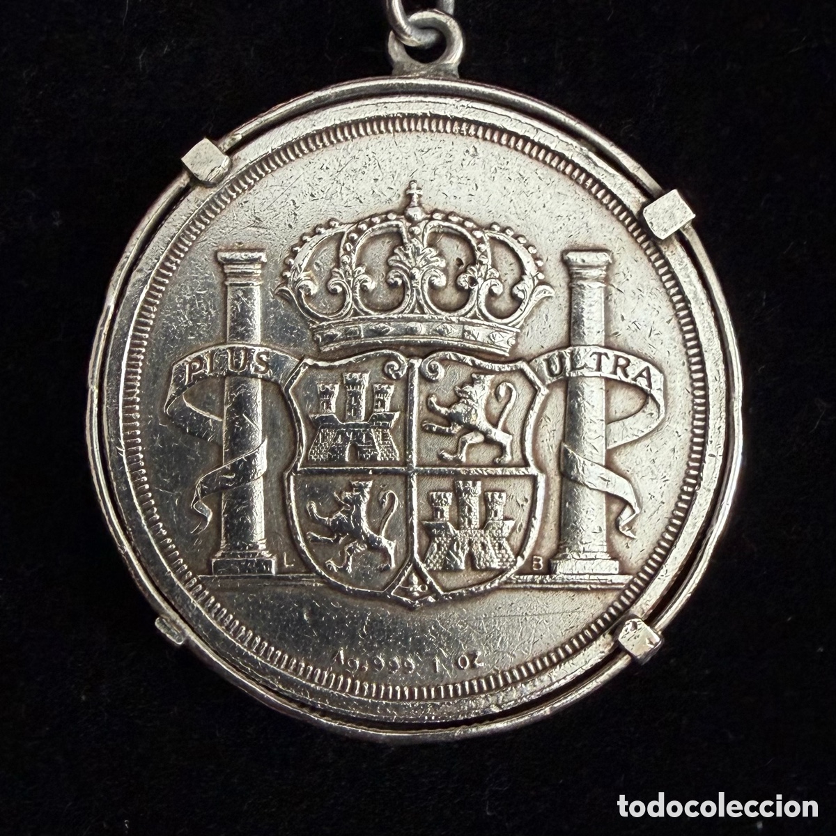 Coleccionismo de llaveros: Llavero Onza .999 Espa&ntilde;a 1869