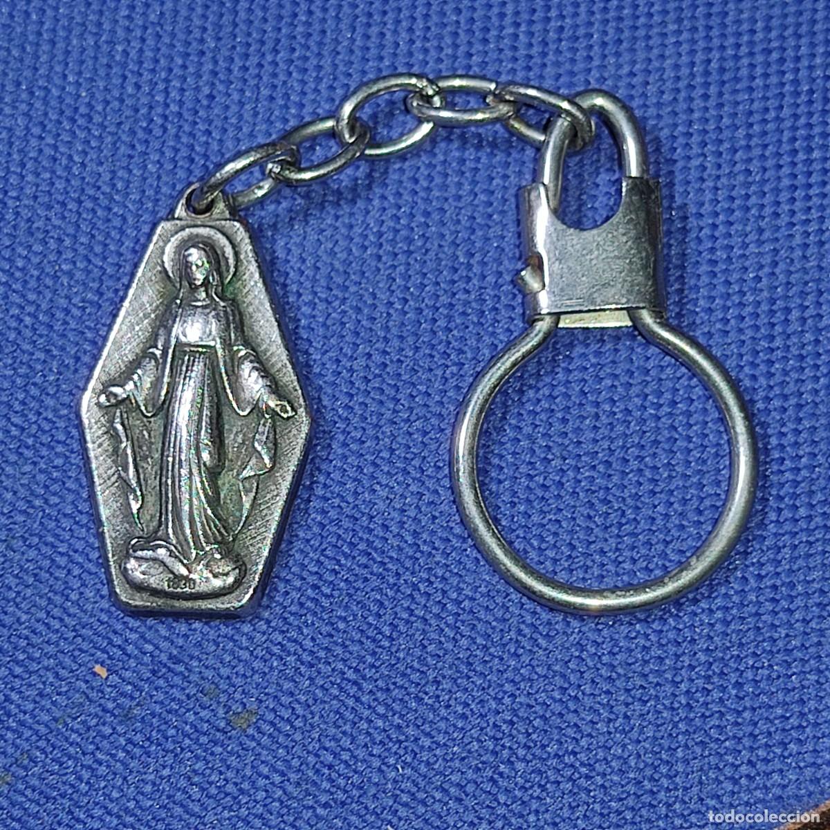 Coleccionismo de llaveros: Llavero religioso virgen de la Milagrosa