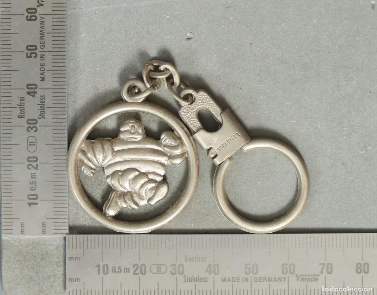 Sammlung von Schl&uuml;sselanh&auml;ngern: LLAVERO. Bibendum neum&aacute;ticos Michelin - Metal niquelado
