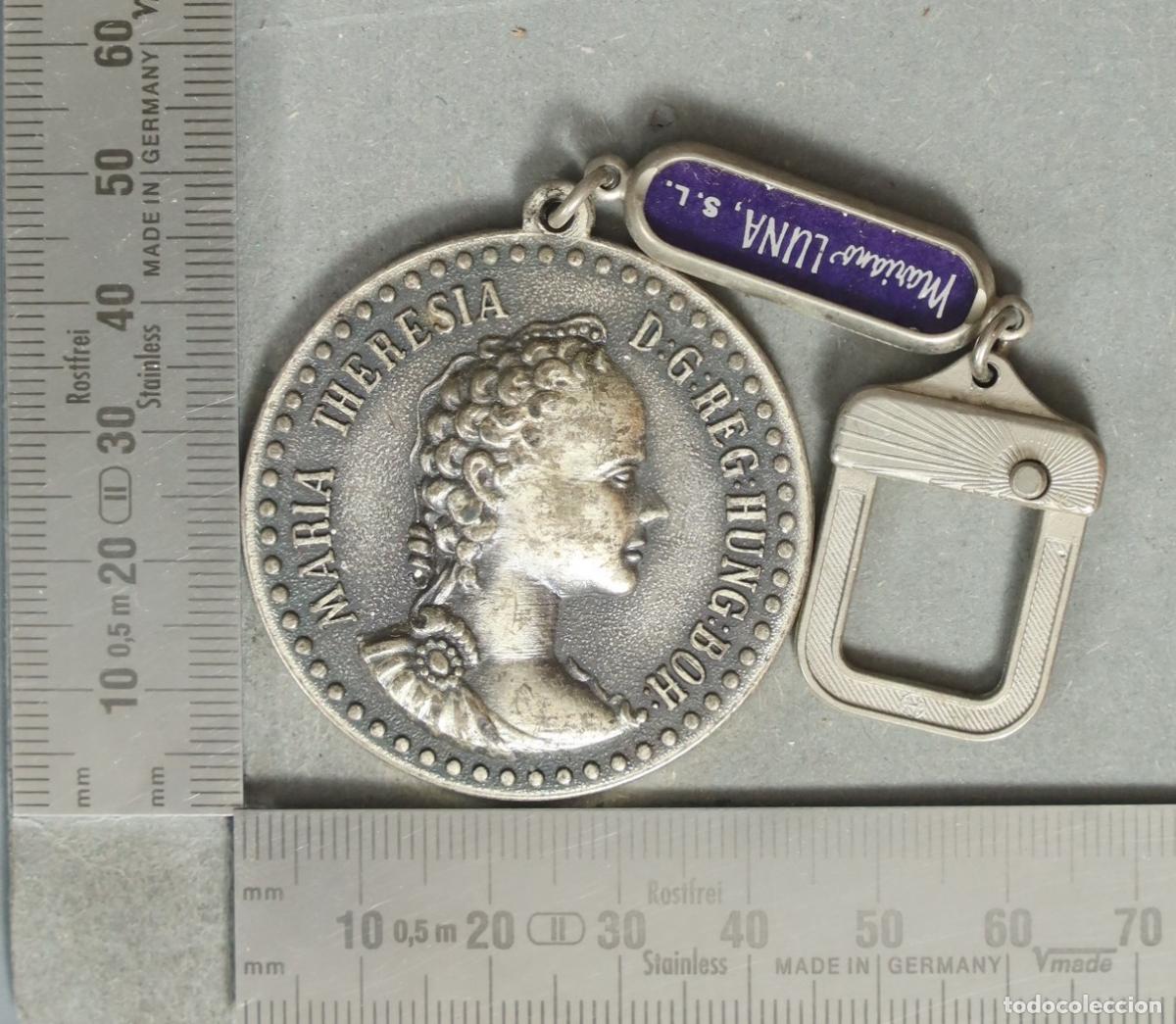 Colecionismo de porta-chaves: LLAVERO. Llavero Maria Theresia D.G. Reg. Hung. Boh. MARIANO LUNA SL