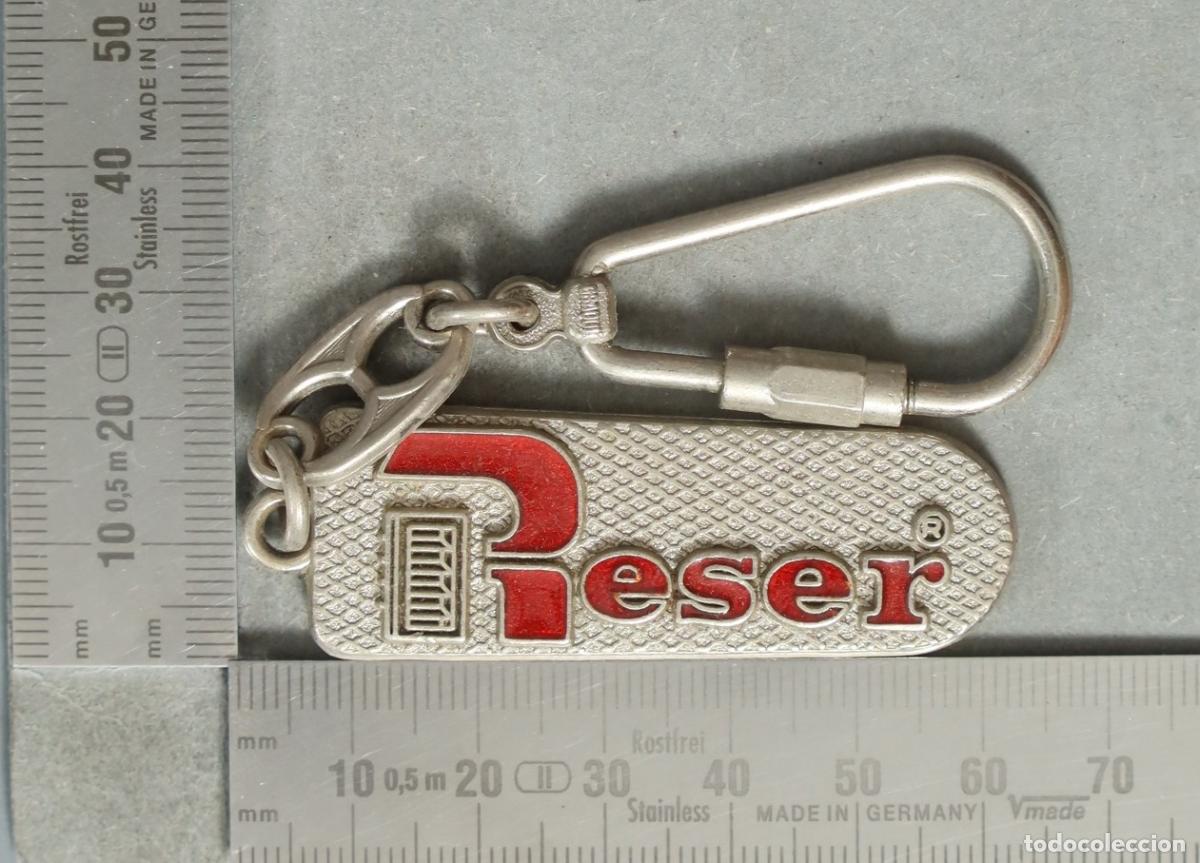 Colecionismo de porta-chaves: LLAVERO. RESER BARCELONA VALENCIA MADRID SEVILLA