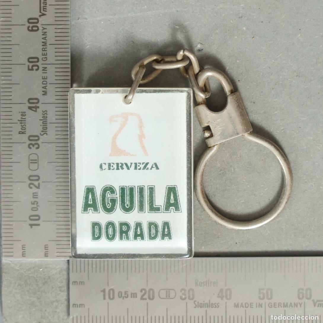 Coleccionismo de llaveros: LLAVERO. Cerveza Aguila Dorada