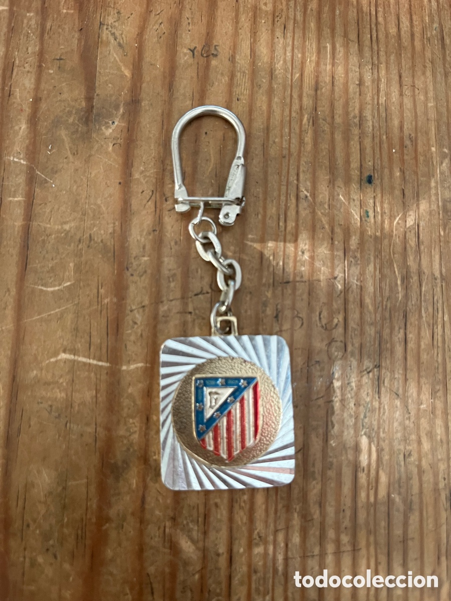 Coleccionismo de llaveros: LLAVERO DE METAL ESCUDO AT ATLETICO MADRID