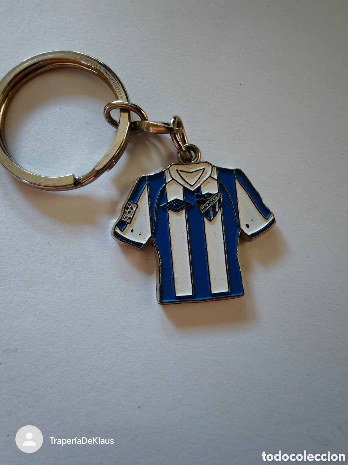 Coleccionismo de llaveros: llavero- malaga cf - doble equipacion - car106