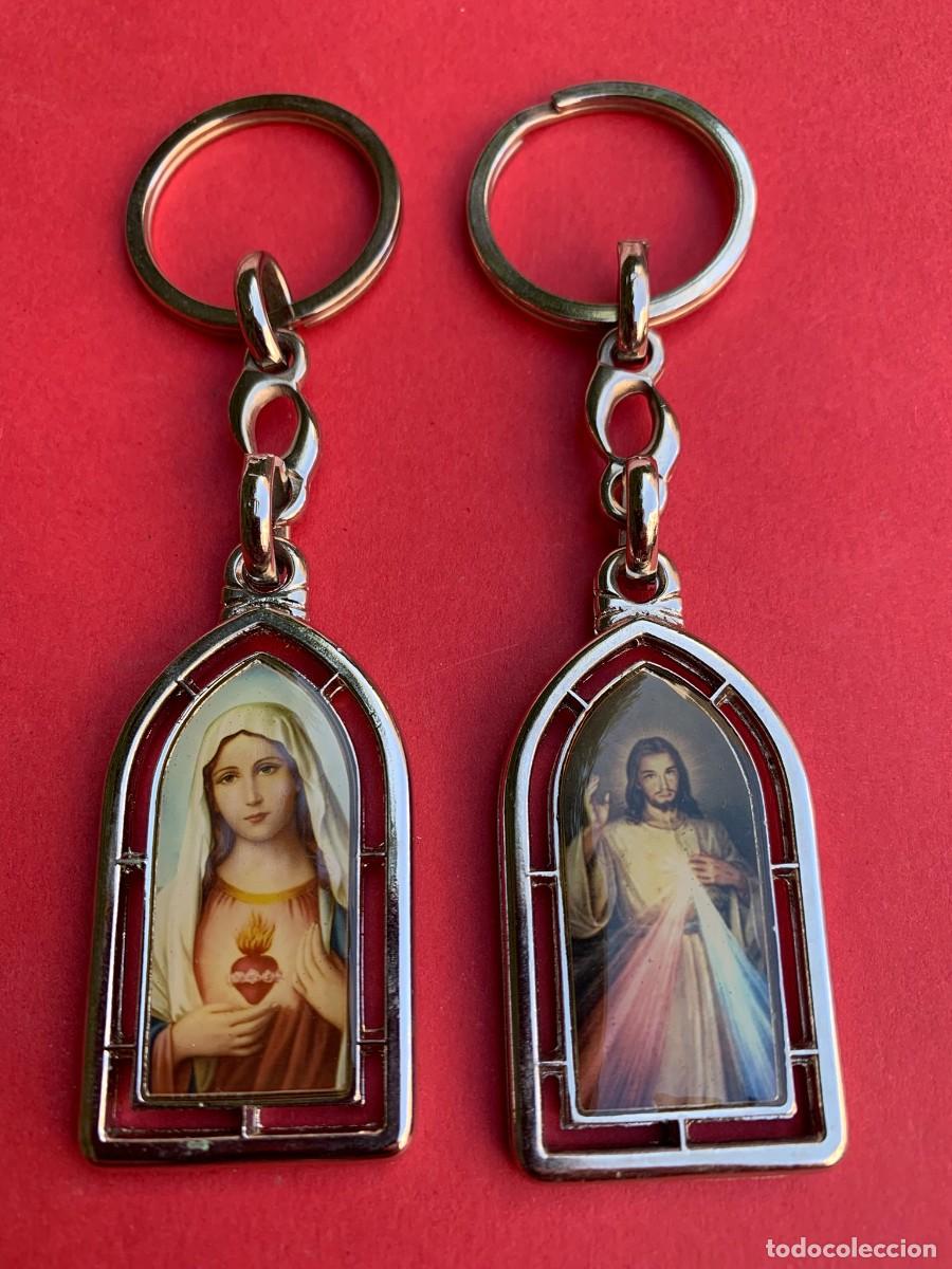Coleccionismo de llaveros: LLAVEROS V&Iacute;RGEN Y CRISTO - Foto 2