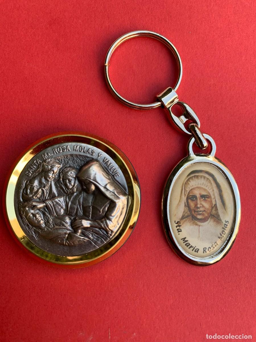 Coleccionismo de llaveros: LLAVERO Y MAGN&Eacute;TICO DE STA MARIA ROSA DE MOLAS