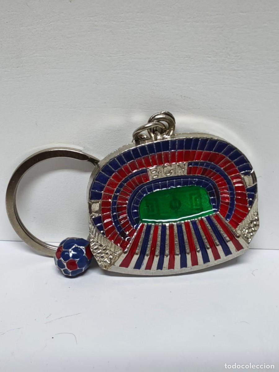 Coleccionismo de llaveros: LLAVERO EN METAL FUTBOL ESTADIO FC BARCELONA