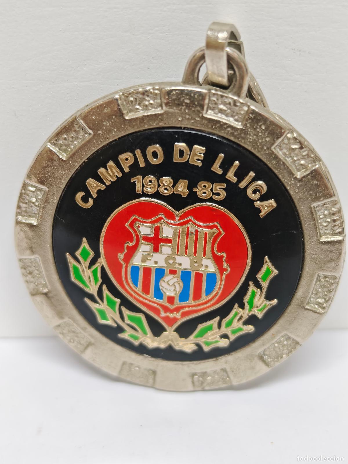 Coleccionismo de llaveros: LLAVERO EN METAL FUTBOL CAMPEONES DE LIGA 1984 1985 FC BARCELONA