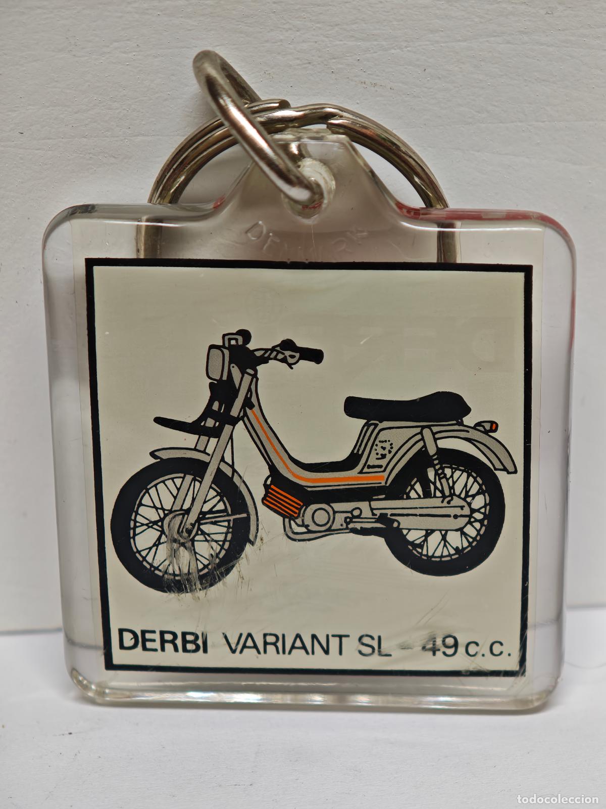 Coleccionismo de llaveros: LLAVERO EN NETRAQUILATO MOTO DERBI VARIANT