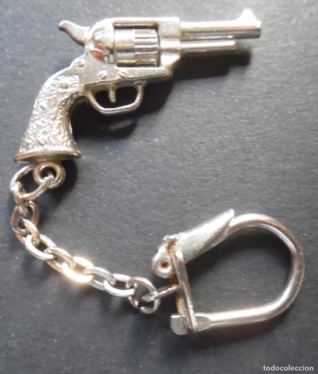 Collection of Keychains: Llavero revolver Colt con tambor giratorio, 9,8 gm., 10 cm.