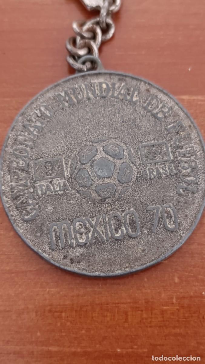 Coleccionismo de llaveros: Llavero Medalla Vintage Campeonato Mundial De Futbol Mexico 70 Brasil Pel&eacute; Euron